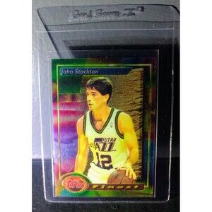 1993-94 Topps Finest John Stockton #219 Basketball Card